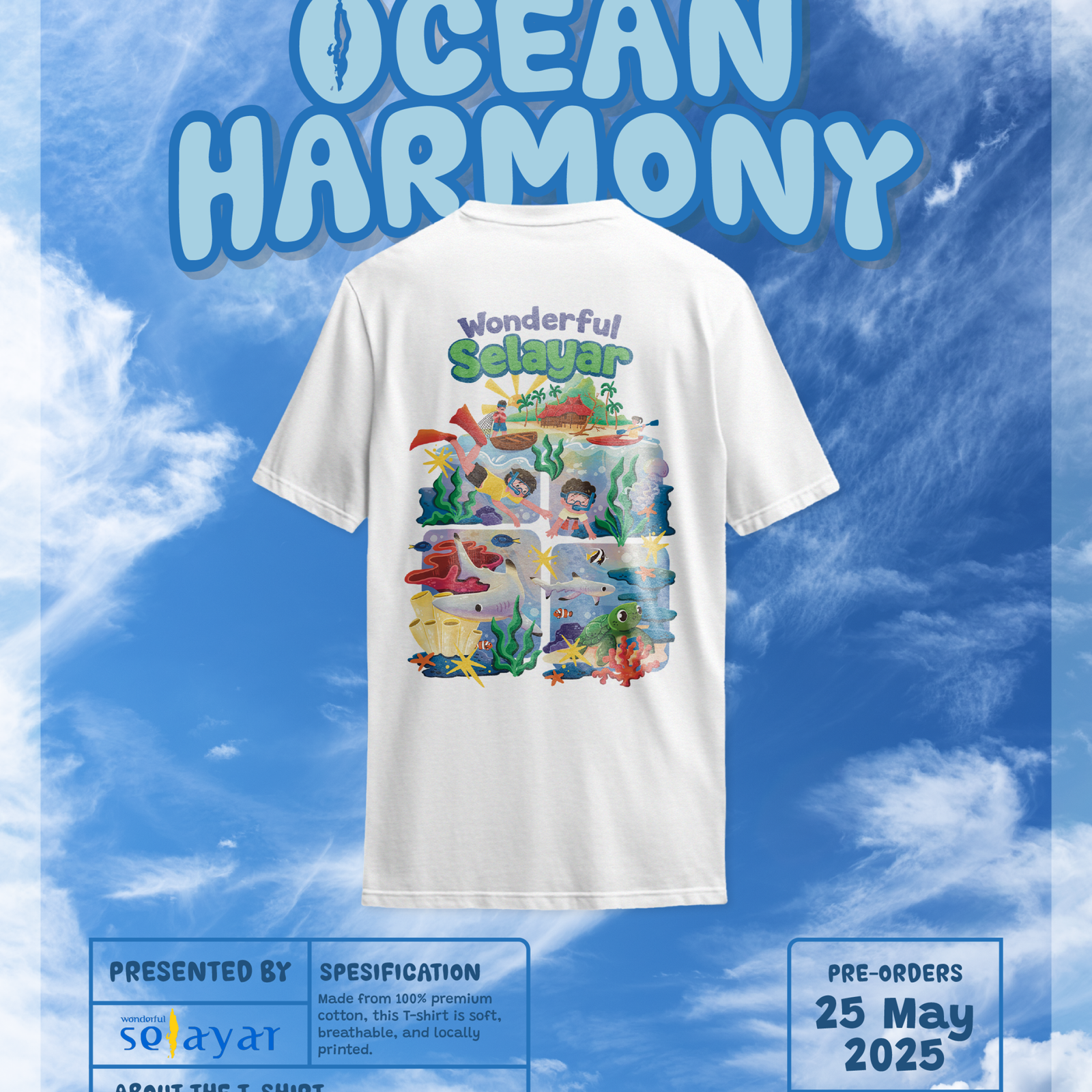 Ocean Harmony T-Shirt — Limited Edition